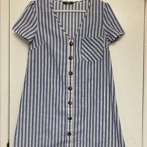 Blue and White stripped shirt